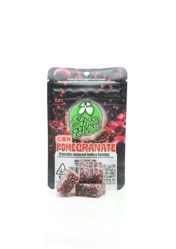 Pomegranate CBN Single - Cut-a-Dose Gummy (100 mg) Indica
