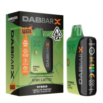 VAPE- DABBAR X LIQUID LIVE DIAMONDS Kiwi Latto 1G