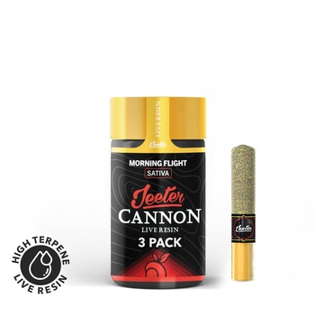 Jeeter Cannon Live Resin - 3 Pack - Morning Flight