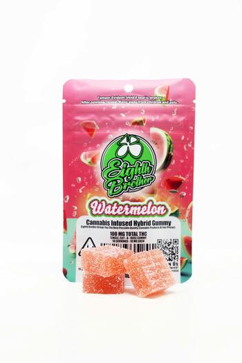 Watermelon Single - Cut-a-Dose Gummy (100mg) Hybrid