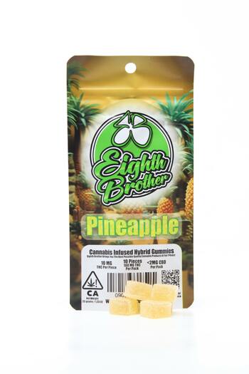 Pineapple Gummies 10 pack - 100 mg