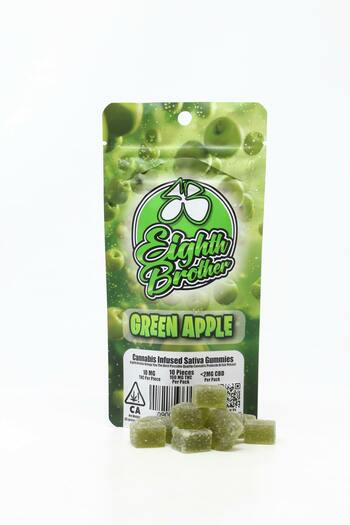 Green Apple Gummies 10 pack - 100 mg